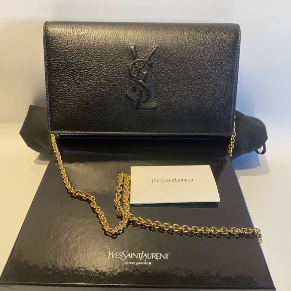 SAINT LAURENT❤️NEW❤️Belle de Jour wallet on chain - Picture 9 of 14
